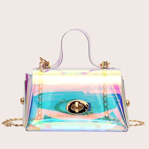 

Kids Twist Lock Detail Chain Bag