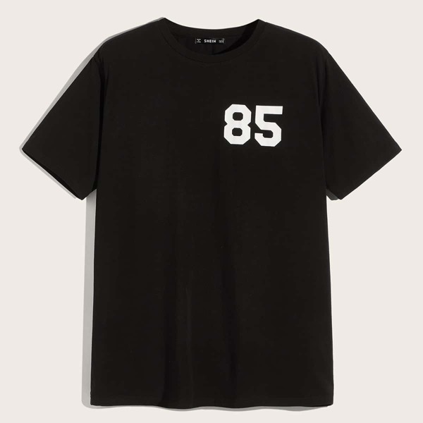 

Men Number Print Tee