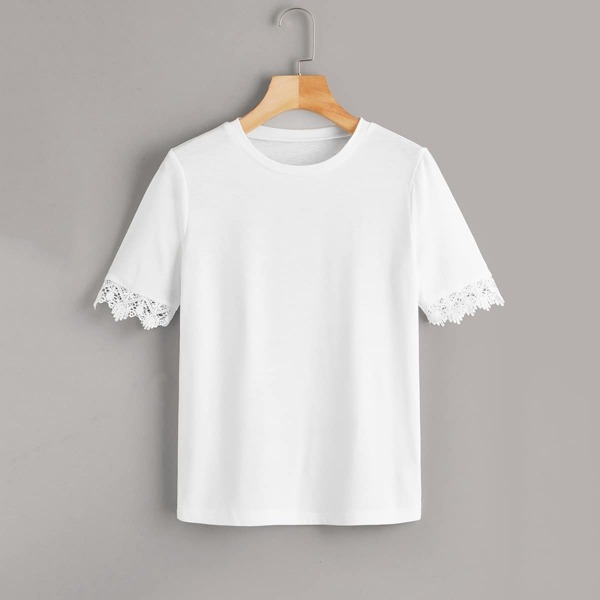 

Contrast Lace Tee