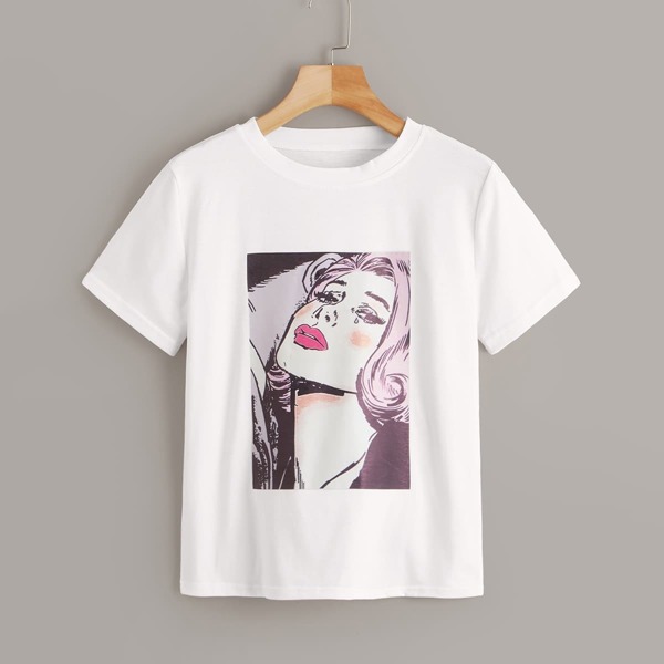 

Figure Print Tee