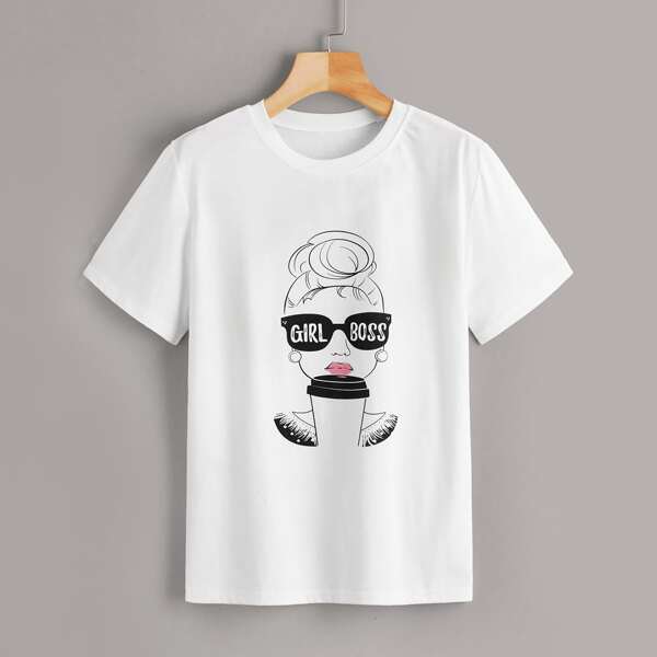 

Figure Print Tee