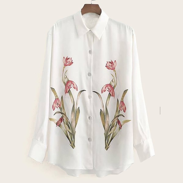 

Floral Print Blouse