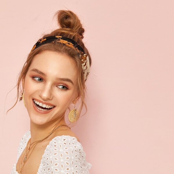 

Floral Twist Headband, Multicolor