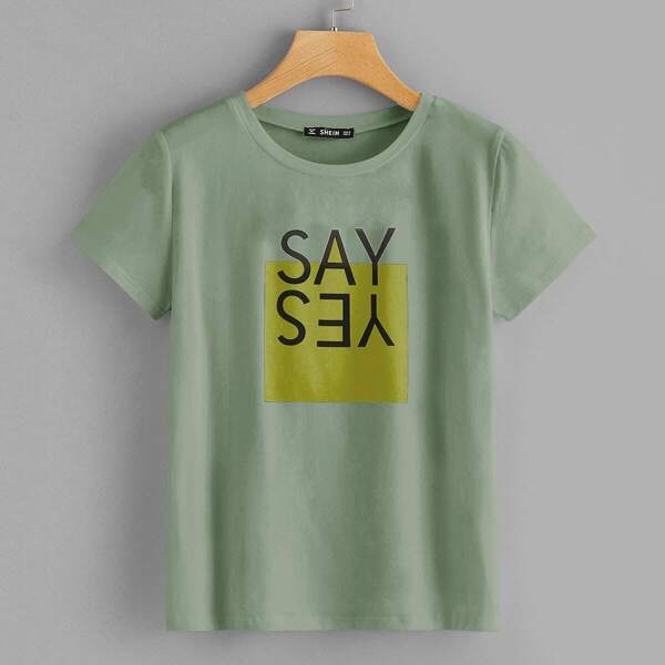 

Letter Print Tee