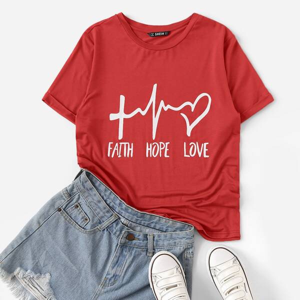 

Letter Print Top