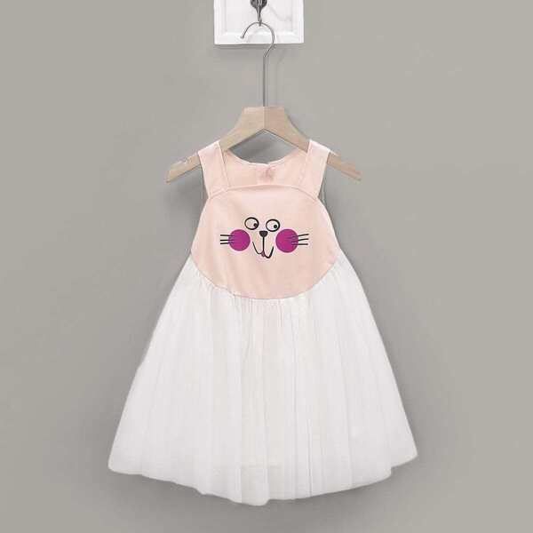 

Toddler Girls Cartoon Tutu Tank Dress, Multicolor