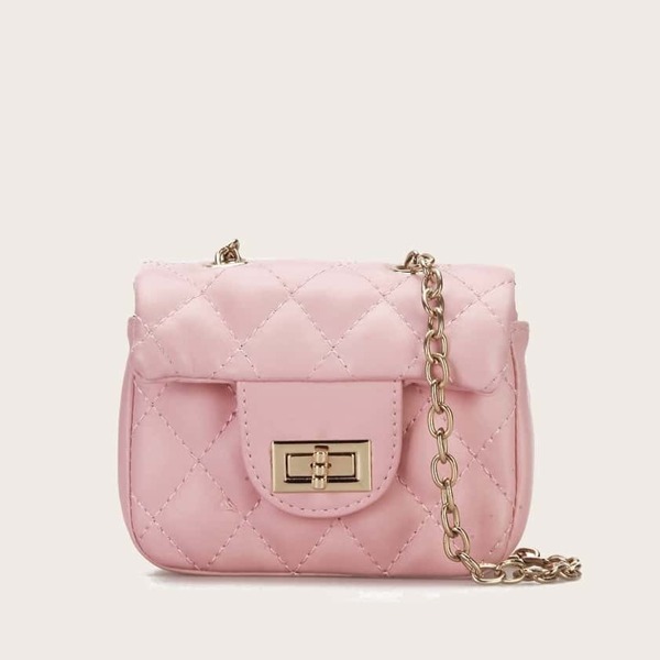 

Kids Quilted Detail Chain Bag