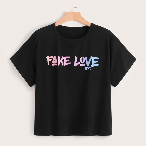 

Plus Letter Print Tee