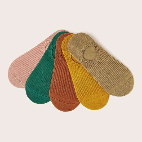 

Ribbed Invisible Socks 5pairs