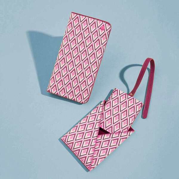 

Floral Pattern PU Card Wallet