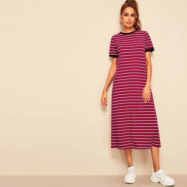 

Striped Tunic Ringer Dress