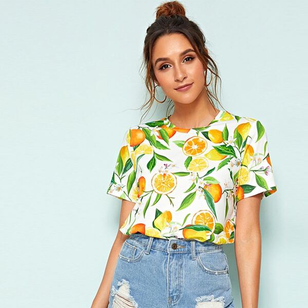 

Fruit Print Tee