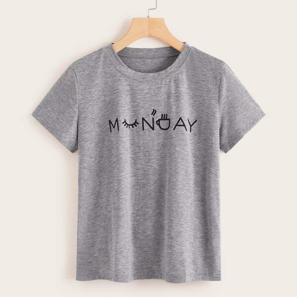 

Letter Print Tee