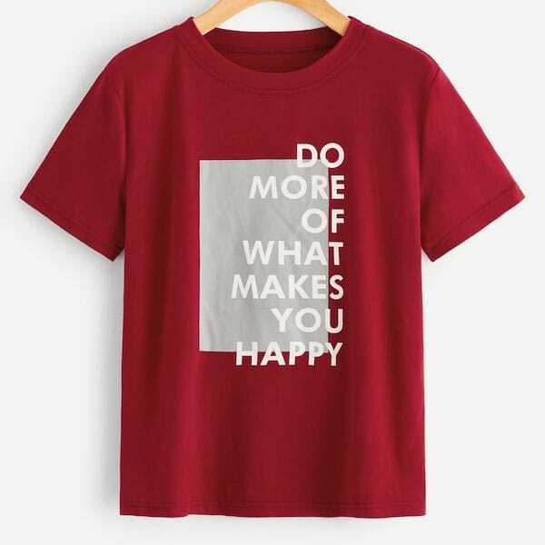 

Plus Slogan Graphic Tee