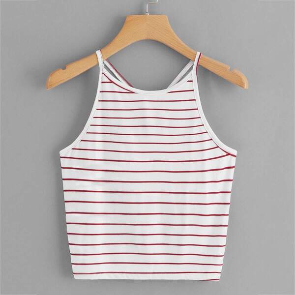 

Plus Striped Cami Top