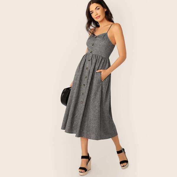 

Button Up Cami Dress