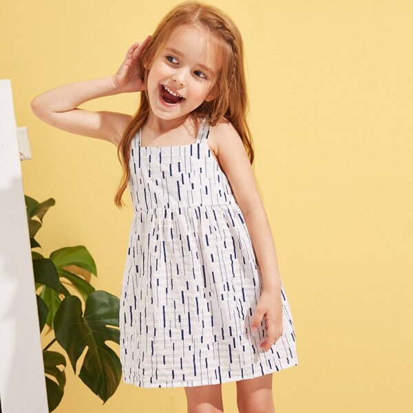 

Toddler Girls Striped Slip Dress
