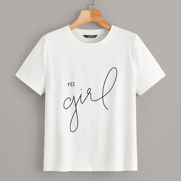 

Letter Print Tee