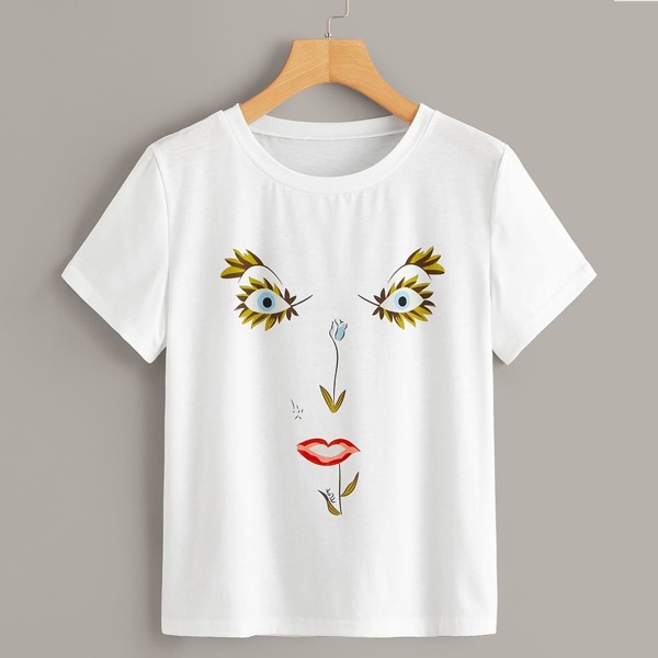 

Figure Print Tee