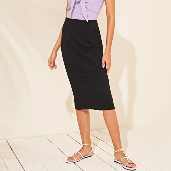 

Zip Side Pencil Skirt