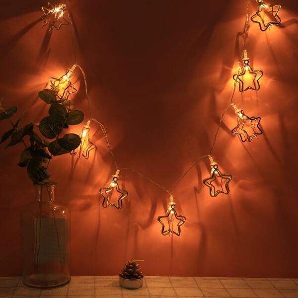 

10pcs Star Bulb String Light