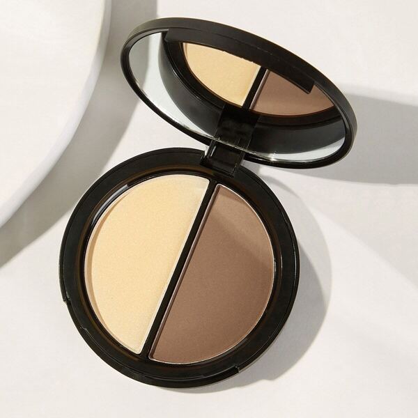 

Highlight & Contour Powder Palette 01 Gold & Coffee, 01 coffee & gold