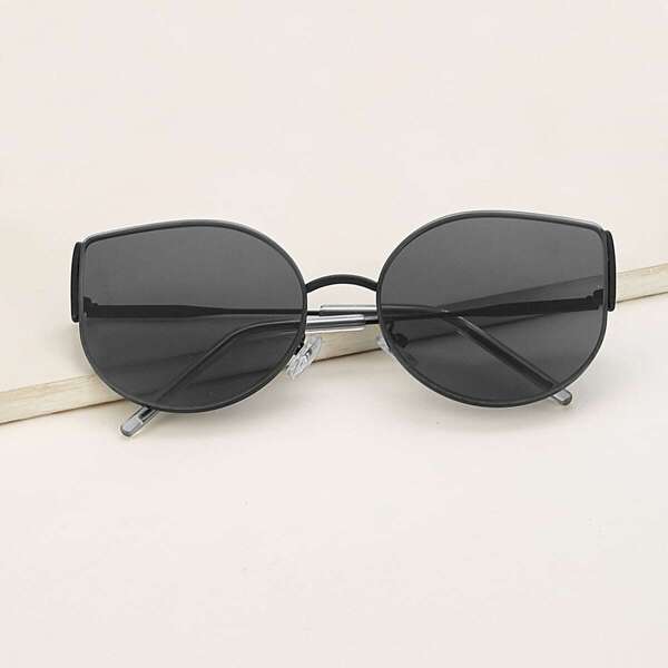 

Solid Frame Sunglasses, Black