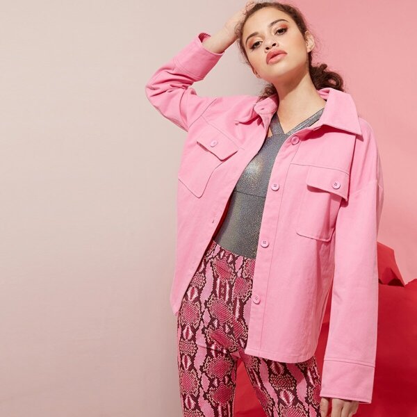

Pink Trucker Jacket