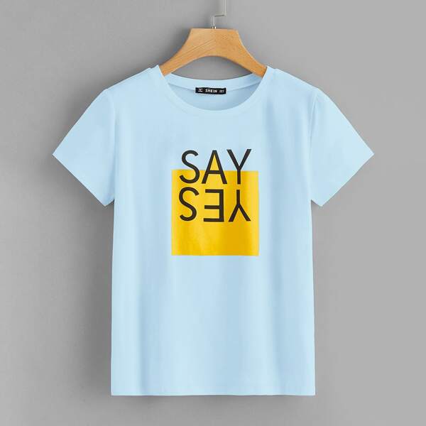 

Letter Print Tee