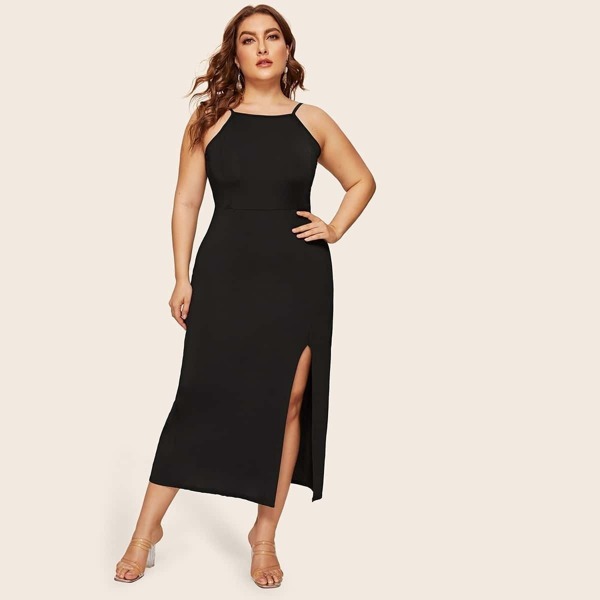 

Plus Split Side Cami Dress