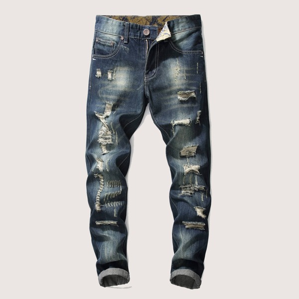 

Men Ripped Destroyed Jeans