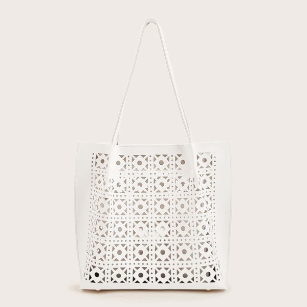 

Laser Cut Out Bag with Inner Pouch