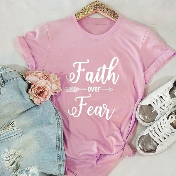 

Letter Graphic Tee, Pink