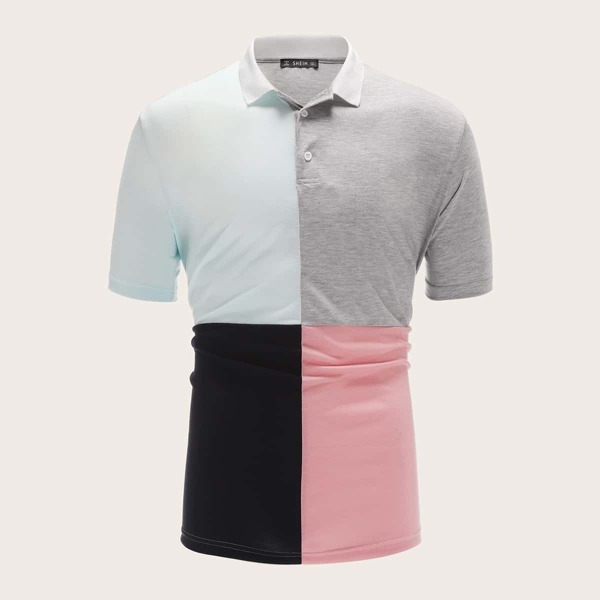 

Men Cut and sew Polo Shirt