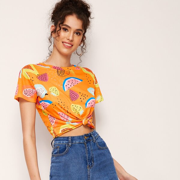

Fruit Print Tee