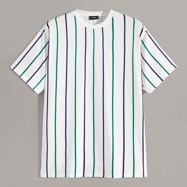 

Men Striped Short Sleeve Tee
