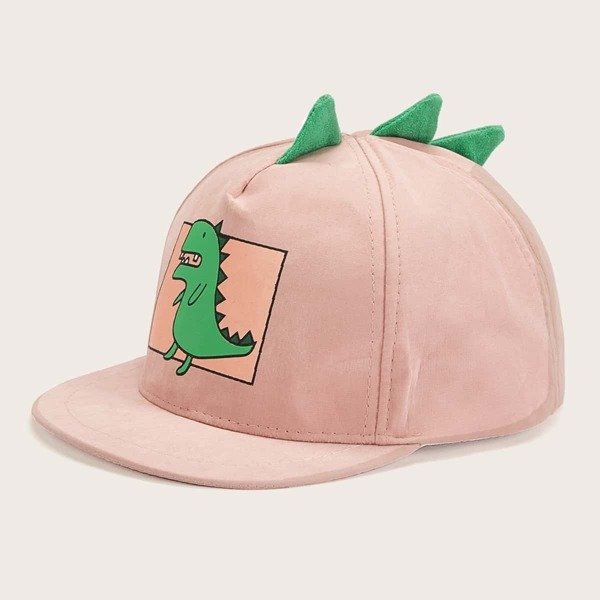 

Kids Dinosaur Pattern Snapback Cap