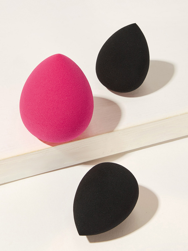 

Water-Drop Makeup Sponge 3pack, Multicolor