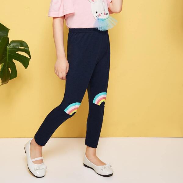 

Toddler Girls Rainbow Print Leggings