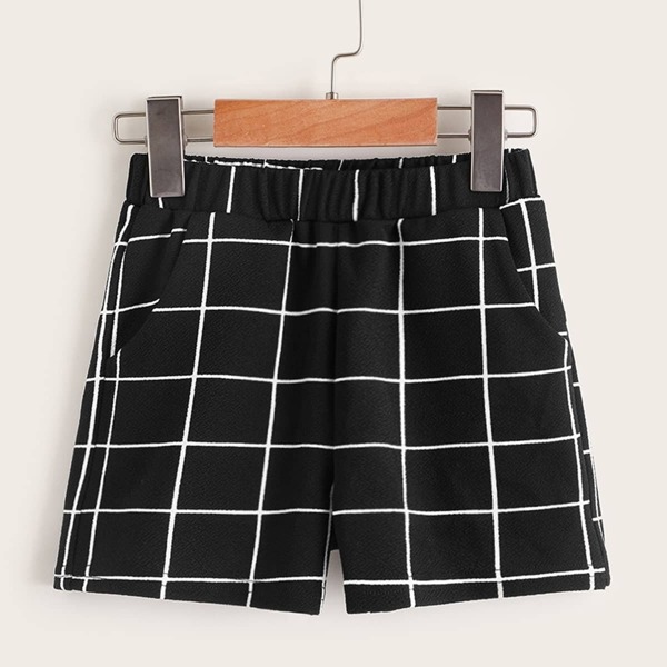 

Girls Grid Shorts