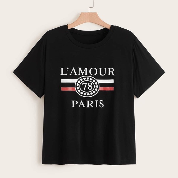 

Plus Letter Print Tee