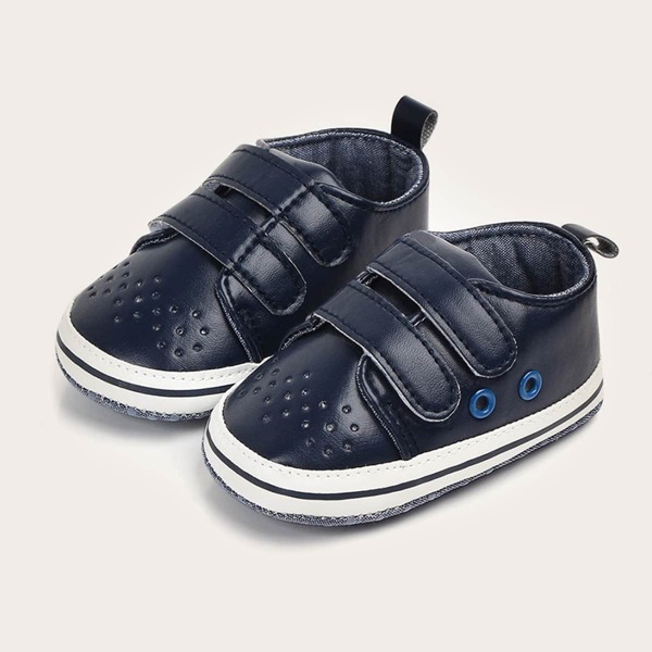

Baby Boys Double Hook-and-loop Straps Sneakers