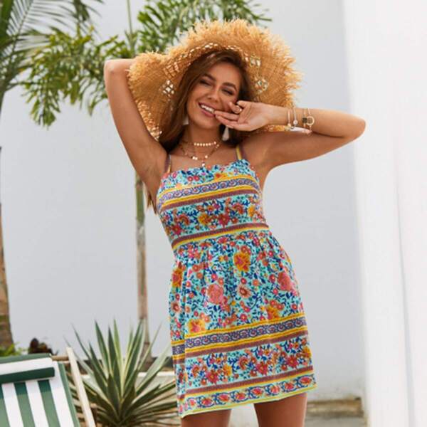

Ditsy Floral Print Cami Dress