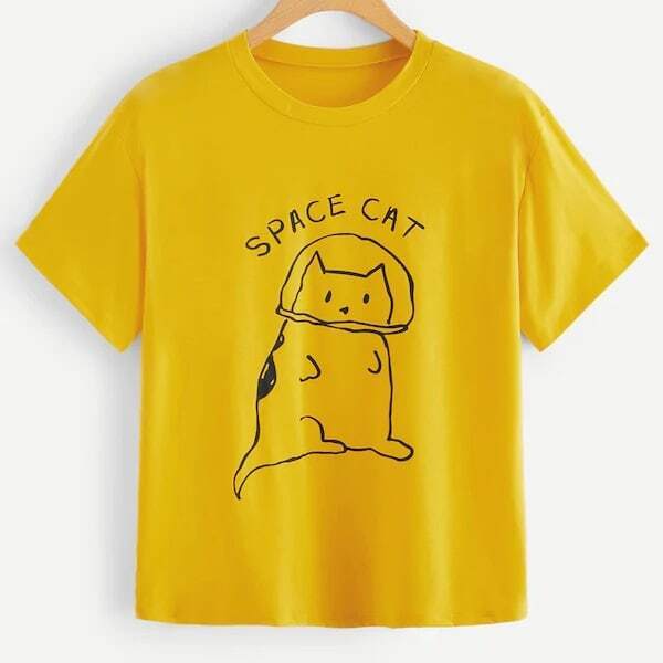 

Plus Cat Print Tee
