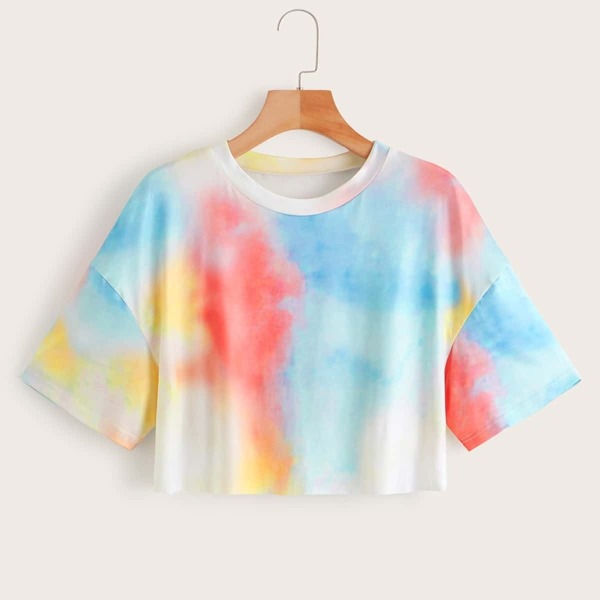

Tie Dye Crop Tee