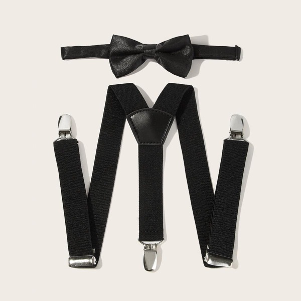 

Boys Bow Tie & Suspenders Set 2pcs