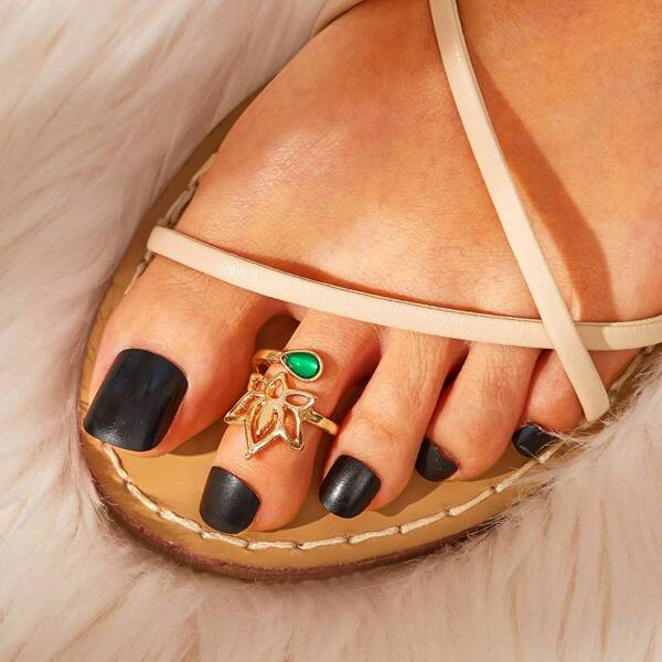 

Lotus Design Spiral Toe Ring 1pc