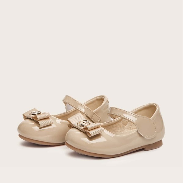 

Baby Bow Tie Decor Flats, Apricot