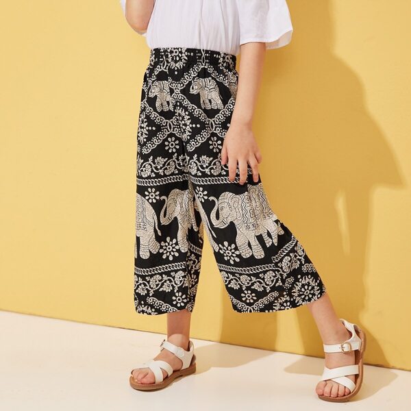 

Toddler Girls Tribal Print Pants