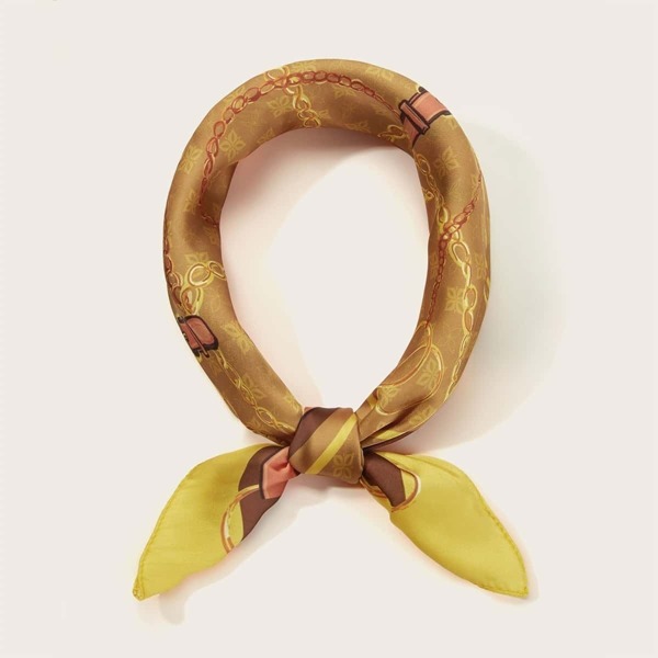 

Chain Pattern Bandana, Gold